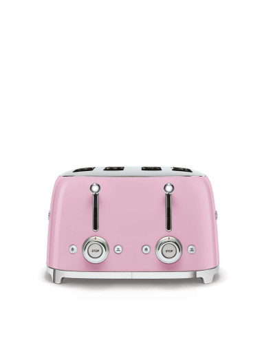 Smeg Tsf03Pkeu Toster 6 4 Kaw. 2000 W Różowy