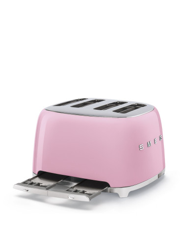 Smeg Tsf03Pkeu Toster 6 4 Kaw. 2000 W Różowy
