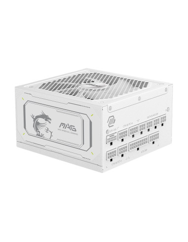 Msi Mag A1000Gl Pcie5 White Moduł Zasilaczy 1000 W 24-Pin Atx Atx Biały