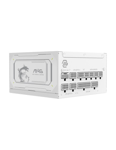 Msi Mag A1000Gl Pcie5 White Moduł Zasilaczy 1000 W 24-Pin Atx Atx Biały