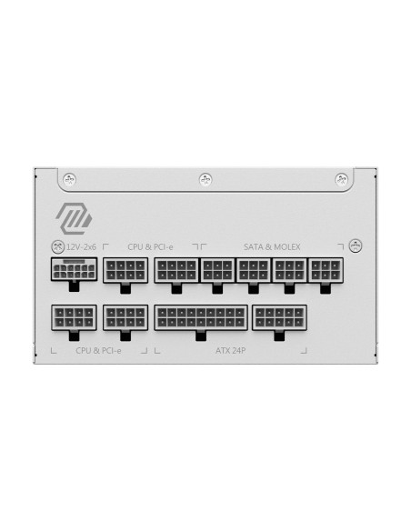 Msi Mag A1000Gl Pcie5 White Moduł Zasilaczy 1000 W 24-Pin Atx Atx Biały