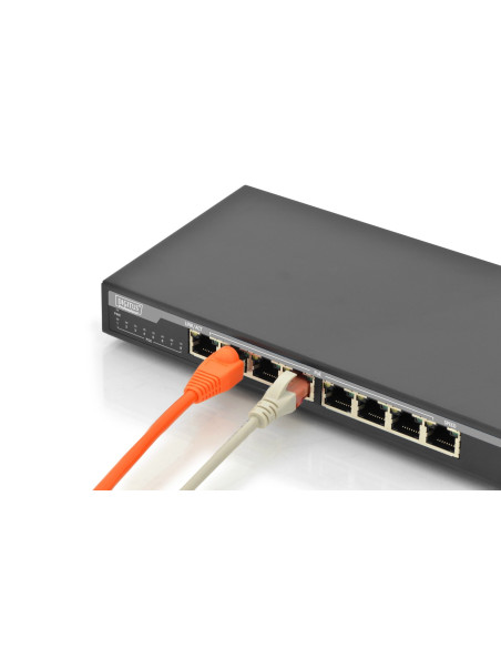 Digitus Przełącznik 8-Portowy Gigabit Desktop Poe 10/100/1000 Mbps