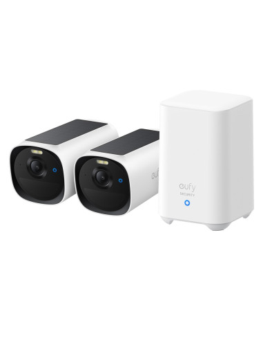 Eufy Eufycam E40 2-Cam Kit + Homebase S280 Tubowa Kamera Bezpieczeństwa Ip Zewnętrzna 2688 X 1520 Px Ściana