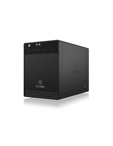 Icy Box Ib-3740-C31 Obudowa Hdd/Ssd Czarny 2.5/3.5"