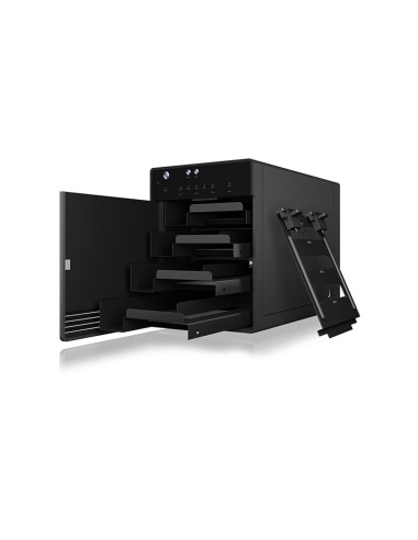 Icy Box Ib-3740-C31 Obudowa Hdd/Ssd Czarny 2.5/3.5"