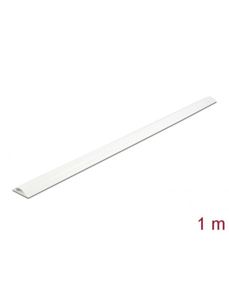 Delock Korytko Kablowe 30 X 8 Mm - Długość 1 M Białe