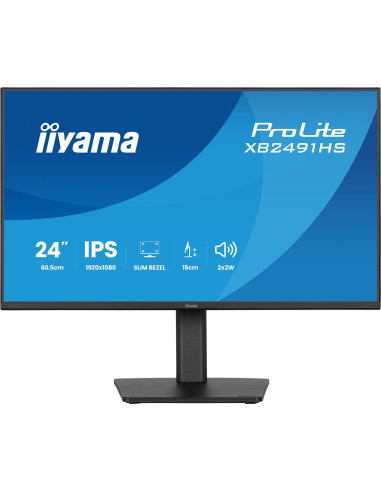 Iiyama Prolite Xb2491Hs-B1 Monitor Komputerowy 60,5 Cm (23.8") 1920 X 1080 Px Full Hd Lcd Czarny