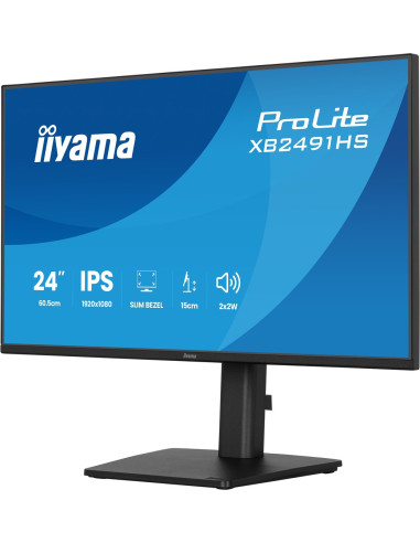 Iiyama Prolite Xb2491Hs-B1 Monitor Komputerowy 60,5 Cm (23.8") 1920 X 1080 Px Full Hd Lcd Czarny