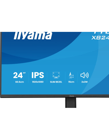 Iiyama Prolite Xb2491Hs-B1 Monitor Komputerowy 60,5 Cm (23.8") 1920 X 1080 Px Full Hd Lcd Czarny