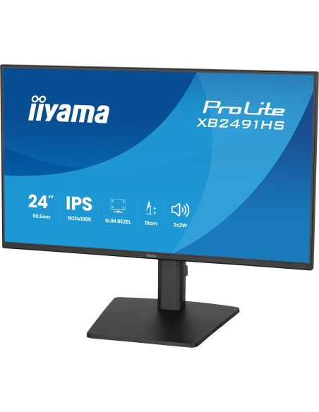 Iiyama Prolite Xb2491Hs-B1 Monitor Komputerowy 60,5 Cm (23.8") 1920 X 1080 Px Full Hd Lcd Czarny