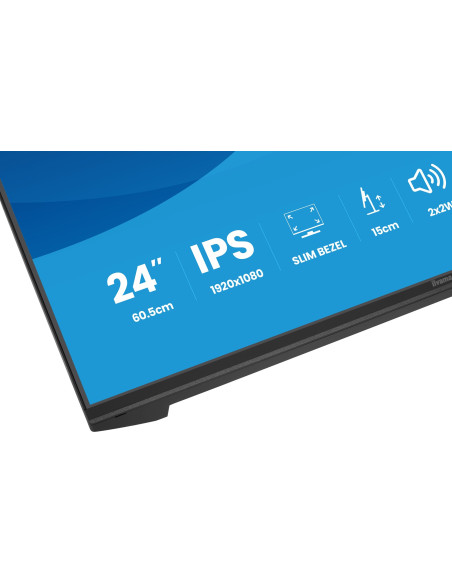 Iiyama Prolite Xb2491Hs-B1 Monitor Komputerowy 60,5 Cm (23.8") 1920 X 1080 Px Full Hd Lcd Czarny