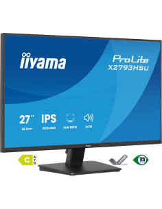 Iiyama Prolite X2793Hsu-B1 Monitor Komputerowy 68,6 Cm (27") 1920 X 1080 Px Full Hd Led Czarny