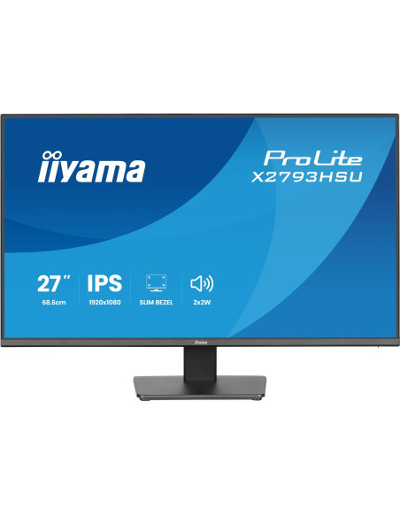 Iiyama Prolite X2793Hsu-B1 Monitor Komputerowy 68,6 Cm (27") 1920 X 1080 Px Full Hd Led Czarny