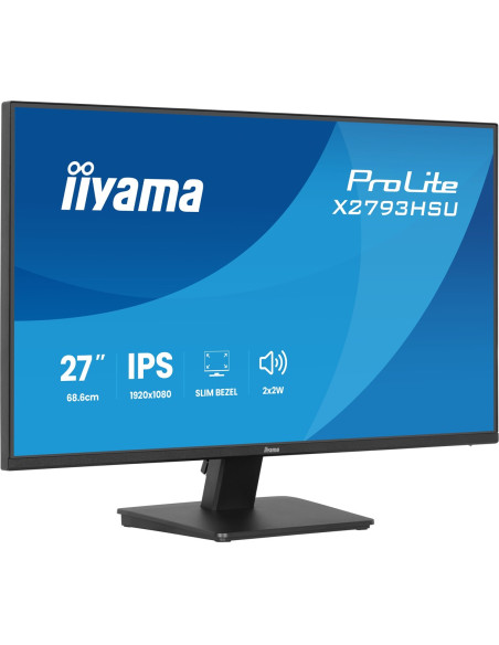 Iiyama Prolite X2793Hsu-B1 Monitor Komputerowy 68,6 Cm (27") 1920 X 1080 Px Full Hd Led Czarny