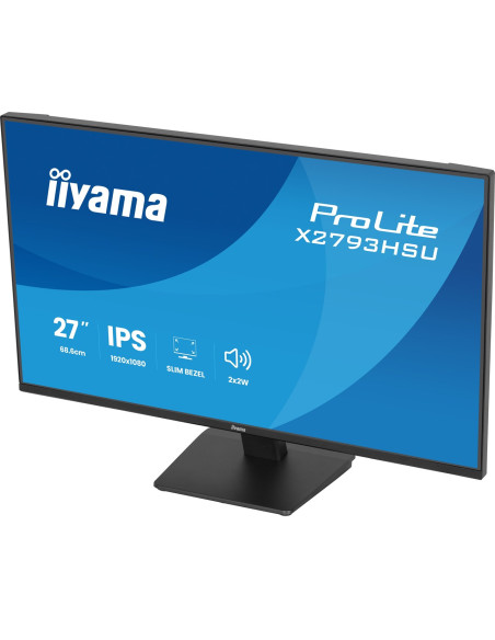 Iiyama Prolite X2793Hsu-B1 Monitor Komputerowy 68,6 Cm (27") 1920 X 1080 Px Full Hd Led Czarny