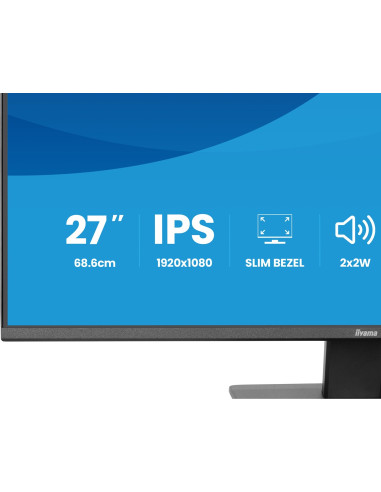 Iiyama Prolite X2793Hsu-B1 Monitor Komputerowy 68,6 Cm (27") 1920 X 1080 Px Full Hd Led Czarny