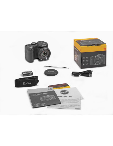 Kodak Astro Zoom 1/2.3" Kompaktowy Aparat Fotograficzny 16,35 Mp Bsi Cmos Czarny
