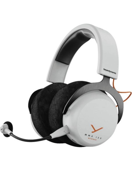 Beyerdynamic Mmx 150 Zestaw Słuchawkowy Przewodowy I Bezprzewodowy Opaska Na Głowę Gaming Usb Type-C Bluetooth Biały