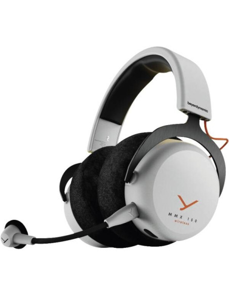 Beyerdynamic Mmx 150 Zestaw Słuchawkowy Przewodowy I Bezprzewodowy Opaska Na Głowę Gaming Usb Type-C Bluetooth Biały