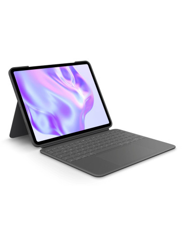 Etui Z Klawiaturą Logitech Combo Touch Qwerty Uk Międzynarodowy Smart Connector Szary