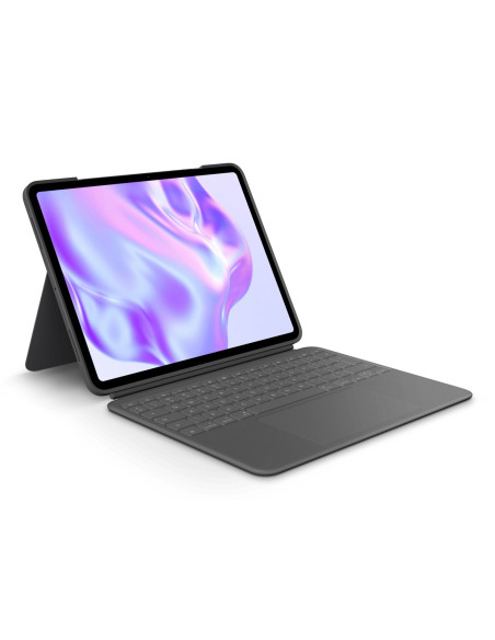 Etui Z Klawiaturą Logitech Combo Touch Qwerty Uk Międzynarodowy Smart Connector Szary