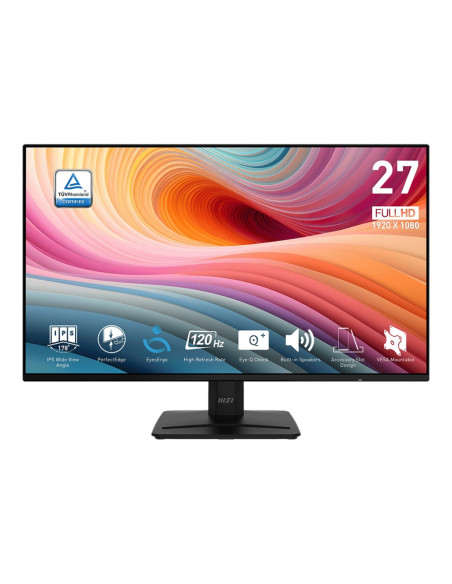 Msi Pro Mp271A E2 Monitor Komputerowy 68,6 Cm (27") 1920 X 1080 Px Full Hd Lcd Czarny