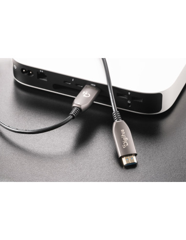 Digitus Hybrydowy Kabel Światłowodowy Hdmi Aoc, Uhd 8K, 100 M
