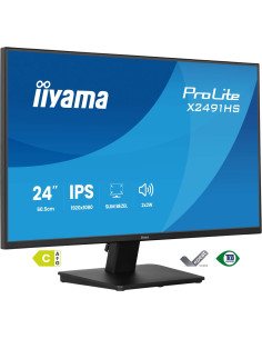 Iiyama Prolite X2491Hs-B1 Monitor Komputerowy 60,5 Cm (23.8") 1920 X 1080 Px Full Hd Lcd Czarny
