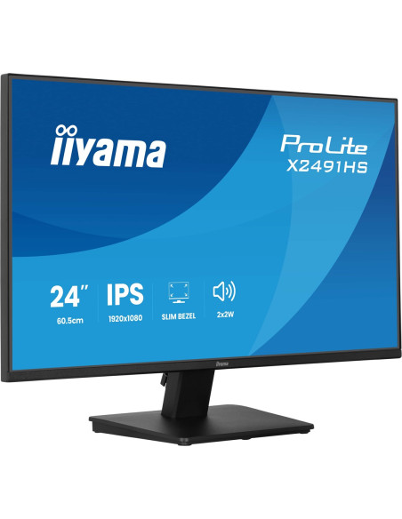 Iiyama Prolite X2491Hs-B1 Monitor Komputerowy 60,5 Cm (23.8") 1920 X 1080 Px Full Hd Lcd Czarny