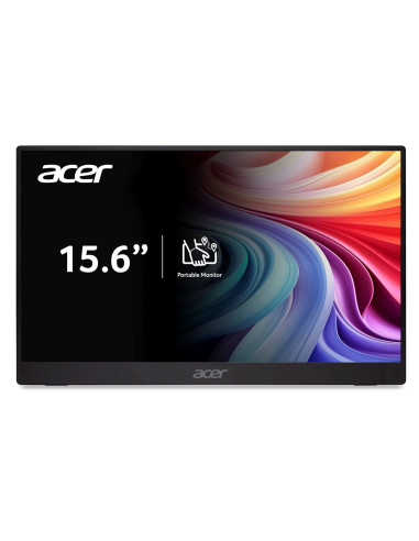 Acer Pm161Qb1Bmiuux Przenośny Monitor Czarny 39,6 Cm (15.6") 1920 X 1080 Px