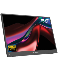 Verbatim Portable 15.6" Fhd Monitor Light Przenośny Monitor Czarny 39,6 Cm (15.6") Lcd 1920 X 1080 Px 2
