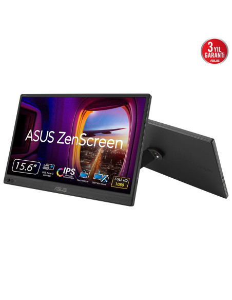 Asus Zenscreen Mb169Ck Monitor Komputerowy 39,6 Cm (15.6") 1920 X 1080 Px Full Hd Lcd Czarny