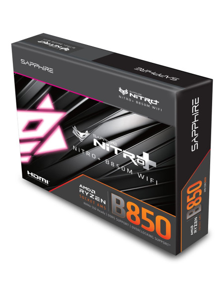 Sapphire Nitro+ B850M Wifi Amd B850 Gniazdo Am5 Micro Atx