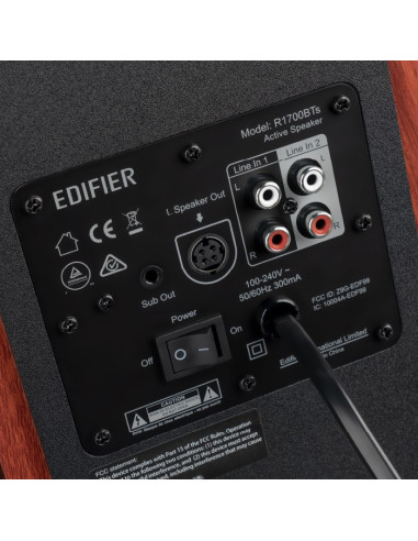 Edifier R1700Bts Głośnik Czarny, Drewno Przewodowy I Bezprzewodowy 66 W