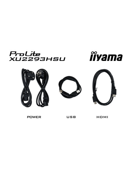 Iiyama Prolite Xu2293Hsu-B7 Monitor Komputerowy 54,6 Cm (21.5") 1920 X 1080 Px Full Hd Led Czarny