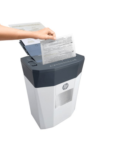 Niszczarka Hp Oneshred Auto 80Cc Hpn281780Ccof-05 Rozdrabnianie Krzyżowe 68Db 22Cm Biała