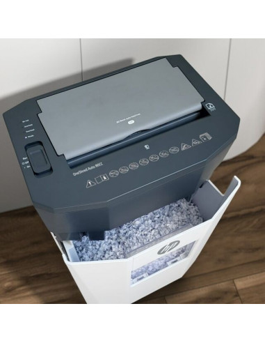 Niszczarka Hp Oneshred Auto 80Cc Hpn281780Ccof-05 Rozdrabnianie Krzyżowe 68Db 22Cm Biała