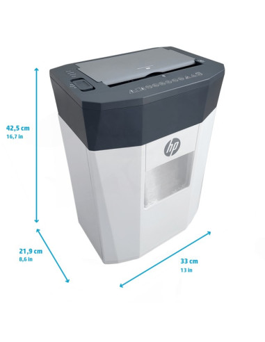 Niszczarka Hp Oneshred Auto 80Cc Hpn281780Ccof-05 Rozdrabnianie Krzyżowe 68Db 22Cm Biała