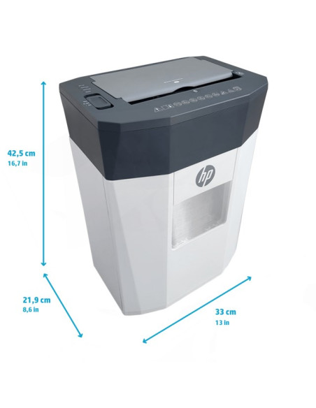 Niszczarka Hp Oneshred Auto 80Cc Hpn281780Ccof-05 Rozdrabnianie Krzyżowe 68Db 22Cm Biała