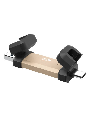 Silicon Power Ds72 Pamięć Usb 500 Gb Usb Type-A / Usb Type-C 3.2 Gen 2 (3.1 Gen 2) Złoto