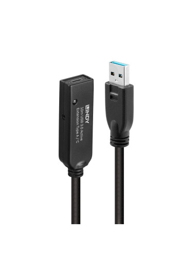 Lindy 43376 Kabel Usb Usb 3.2 Gen 1 (3.1 Gen 1) 10 M Usb A Usb C Czarny
