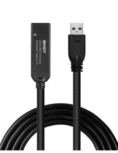 Lindy 43376 Kabel Usb Usb 3.2 Gen 1 (3.1 Gen 1) 10 M Usb A Usb C Czarny