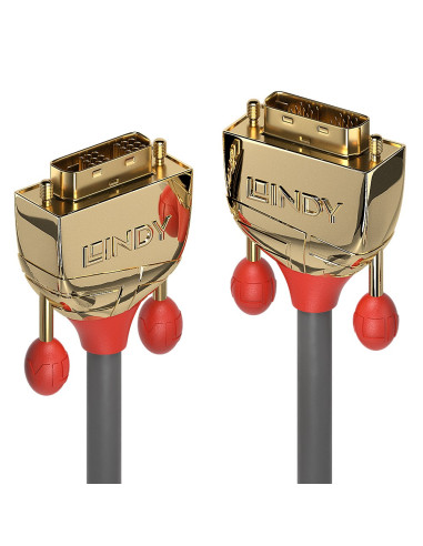 Lindy 36217 Kabel Dvi 20 M Dvi-D Złoto, Szary