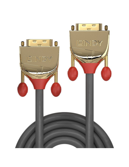 Lindy 36217 Kabel Dvi 20 M Dvi-D Złoto, Szary