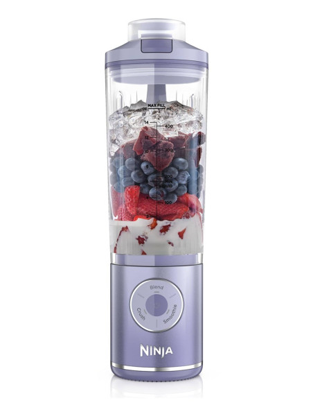 Ninja Bc251Euld Blender 0,57 L Przenośny Mikser Lawenda, Przezroczysty