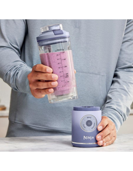 Ninja Bc251Euld Blender 0,57 L Przenośny Mikser Lawenda, Przezroczysty