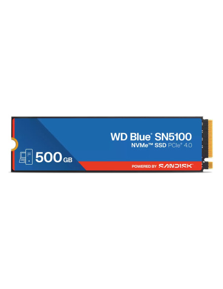 Western Digital Wd Blue Sn5100 500 Gb M.2 Pci Express 4.0 Nvme Qlc 3D Nand