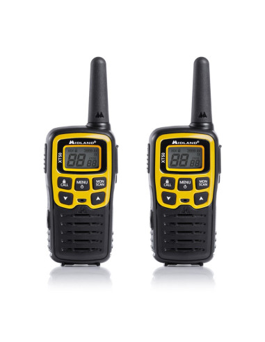 Midland Xt50 Adventure Krótkofalówka 24 Kan. 446.00625 - 446.09375 Mhz Czarny, Szary