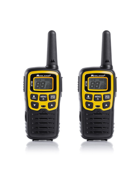 Midland Xt50 Adventure Krótkofalówka 24 Kan. 446.00625 - 446.09375 Mhz Czarny, Szary