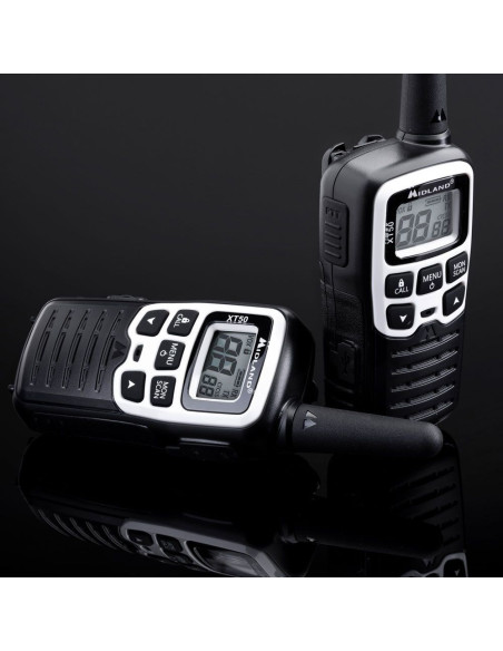 Midland Xt50 Adventure Krótkofalówka 24 Kan. 446.00625 - 446.09375 Mhz Czarny, Szary